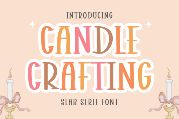 Candle Crafting Font Review for Creative Branding