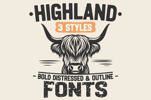 Highland Bundle Font Review for Rustic Branding