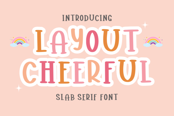 Layout Cheerful Font for Small Business Branding