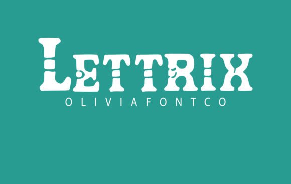 Lettrix Font: Bold Slab Serif for Industrial Crafts