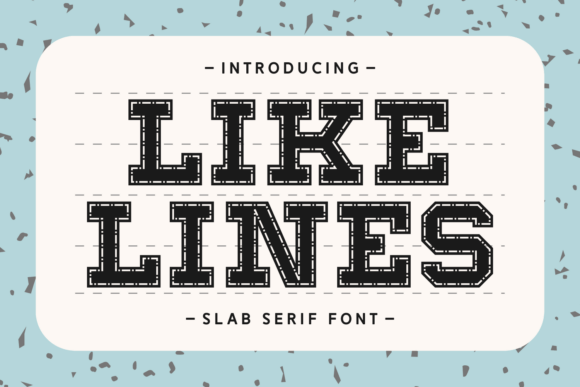 Like Lines Font: Vintage Charm for Modern Business Branding