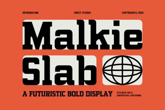 Malkie Slab Font: Modern Typography for Web Design