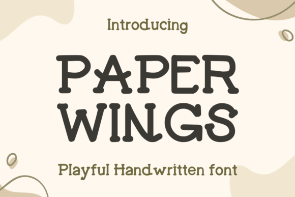Paper Wings Font: Playful Slab Serif for Web Design