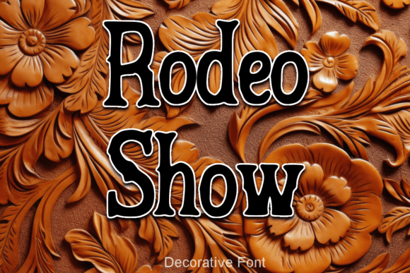 Rodeo Show Font: Wild West Charm for Campaigns