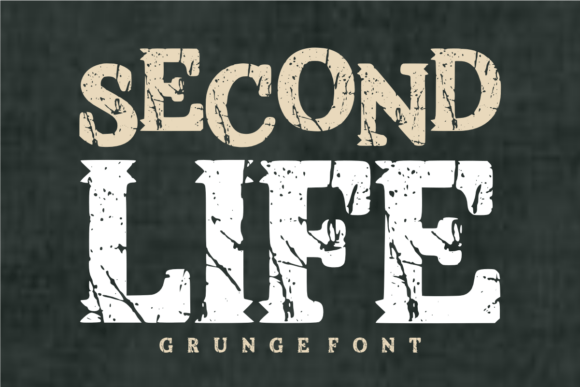 Second Life Font: Distressed Slab Serif Design Guide