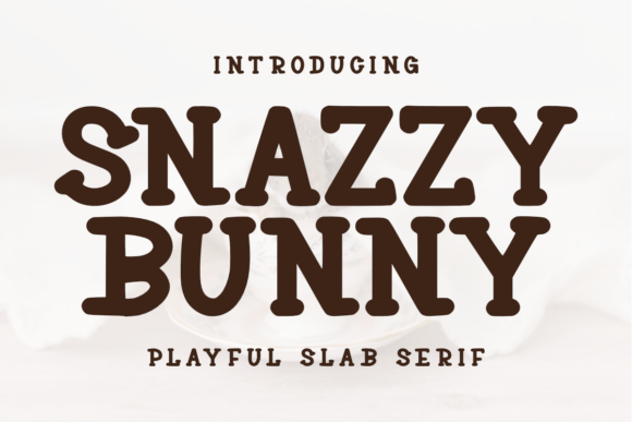 Snazzy Bunny Font for Playful Small Business Branding