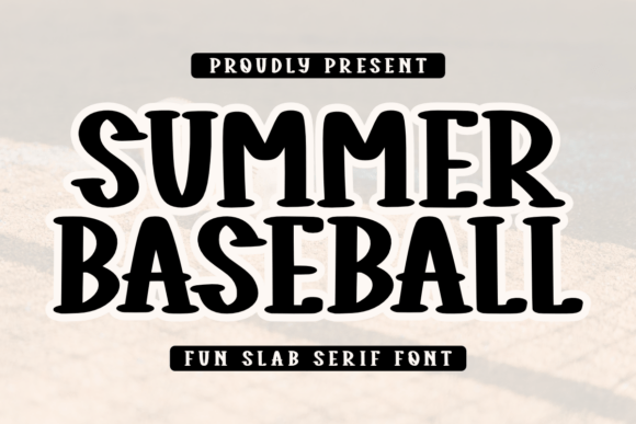 Summer Baseball Font: Bold Slab Serif for Branding