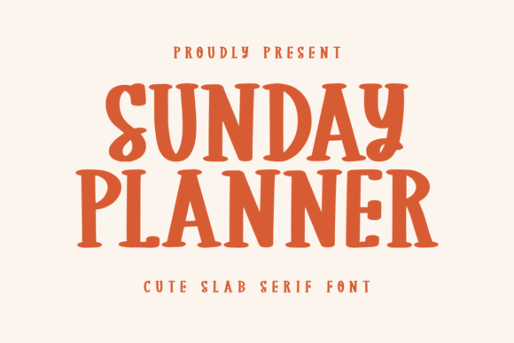 Sunday Planner Font for Playful Web Design and Digital Branding