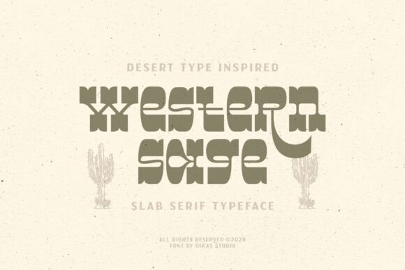 Western Sage Font: Bold Slab Serif for Editorial Design